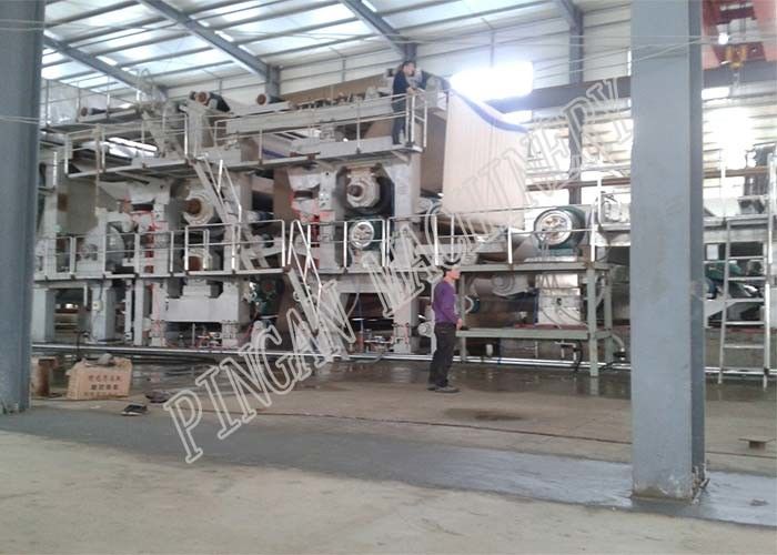 Single Floor Fluting Paper Roll Making Machine Left Or Right Hand Section Driven