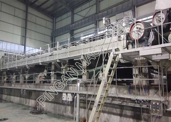 Big Jumbo Roll Kraft Paper Making Machine Fluting Craft Paper Mill Machinery