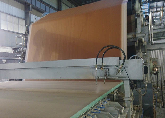 Durable Kraft Paper Making Machine Two Floors Layout Craft Paper Mill Machinery