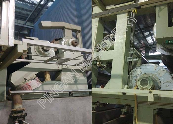 Big Jumbo Rolls Kraft Paper Making Machine High Efficiency Bottom Wire 19m