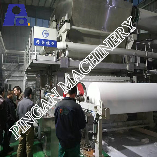 High Speed 20T/D Hydraulic Tissue Production Machine 2850mm Trimed Width