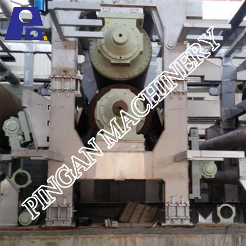 2ply Wires Fluting Paper Roll Making Machine 3200mm Width